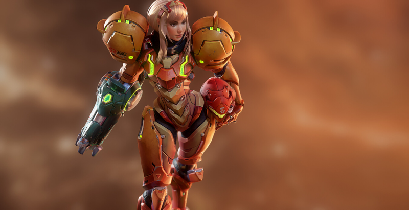 Illustration for article titled A Slightly Different Take On Metroid's Samus Aran